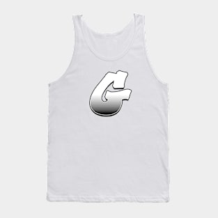 Letter G - White / Grey fade Tank Top